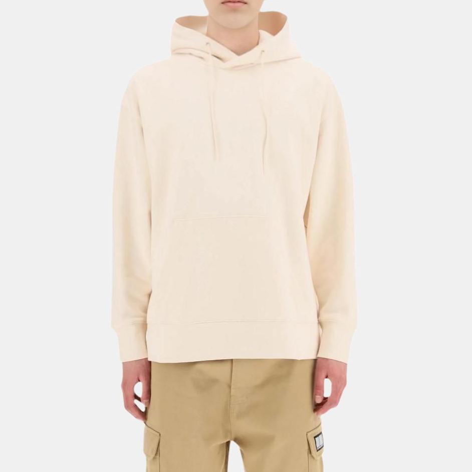 Y-3 Solid Color Drawstring Hoodie Men hoodies Yellow HG6217