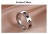 Cazador Cute Animal Paw Rings for Men Women Cat Footprints Finger Ring Stainless Steel Jewelry Birthday Mother Gift Wholesale