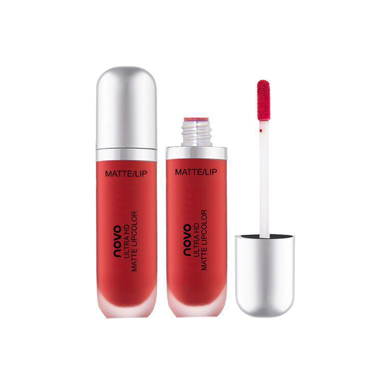 NOVO Velvet Matte Lip Glaze: Moisturizing, Creamy Finish Lip Tint for Students.
