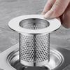 Stainless Steel Floor Drain Filter Kitchen Sink Drain Strainer Stopper Anti Clogging Hair Catcher Filters Bath Leak Proof Plug