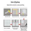 10Pcs Wall Stickers Dark Green Leaf Pattern Easy to Paste Anti-Slip Wall Decals Living Room Bedroom Kitchen Decor