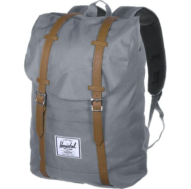 Рюкзак Herschel Retreat grey/tan synthetic leather (10066-00006)