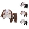 Kids Casual Long-Sleeve Set, Comfortable Daily Wear Outfits