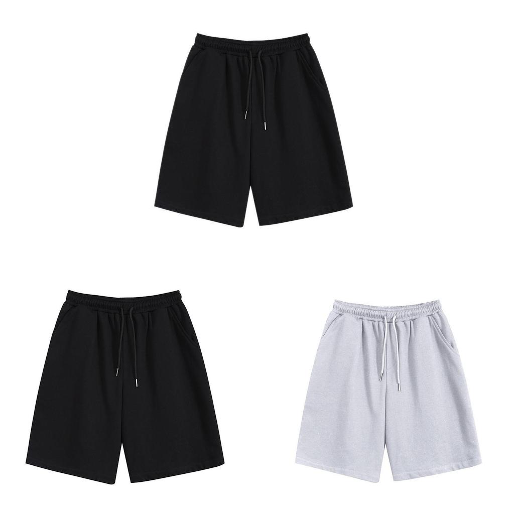 Mens Summer Thin Korean Style Casual Beach Shorts With Elastic Waist For Active Youth