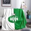 Asse Saint-etienne Crest Blanket Flannel Throw for Sofa, Indoor, Camping, Living Room, Office, Chair, And Bed Soft Birthday Gift