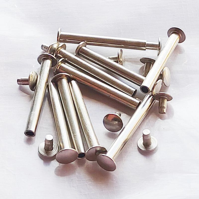 Nickel-Plated Male-Female Pivot Pin Rivet for Folding Fans