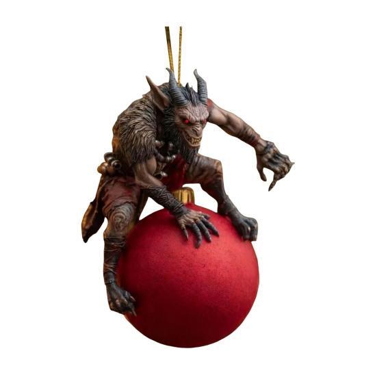Christmas Ornaments Scary Folklore Xmas Tree Hanging Decoration Horror 2D Acrylic Ornaments for Xmas Tree Holiday Party Decoration
