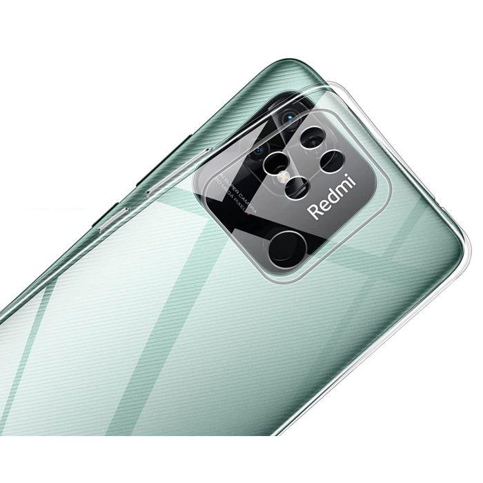 Coque et tour de cou pour Xiaomi REDMI 10C - TPU Souple Transparent Cordon Noir réglable Phonillico®
