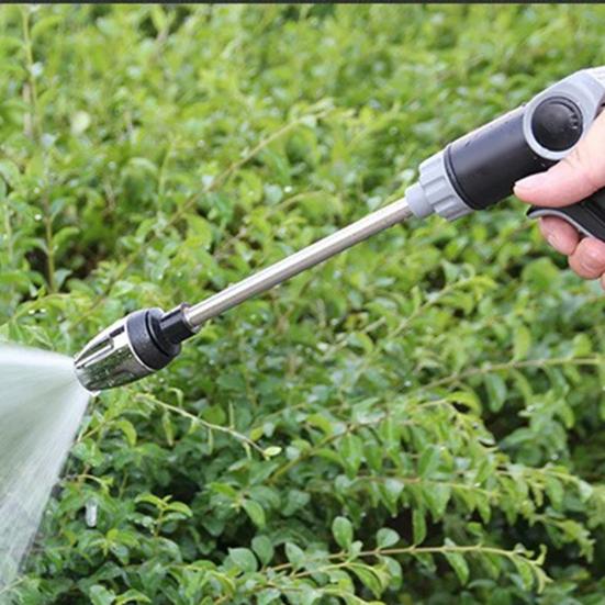 Spruzzatore ad Alta Pressione Regolabile con 4 Modalità di Spruzzo Adattatore per Tubo da Giardino Lavaggio Auto Idropulitrice Portatile Strumento per Pulizia Esterna