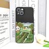 Cartoon Field Mountain Landscape Printed Phone Case for iPhone 17 16 12 11 14 13 15 Pro Max Mini X XS MAX XR 7 8 Plus Soft Cover
