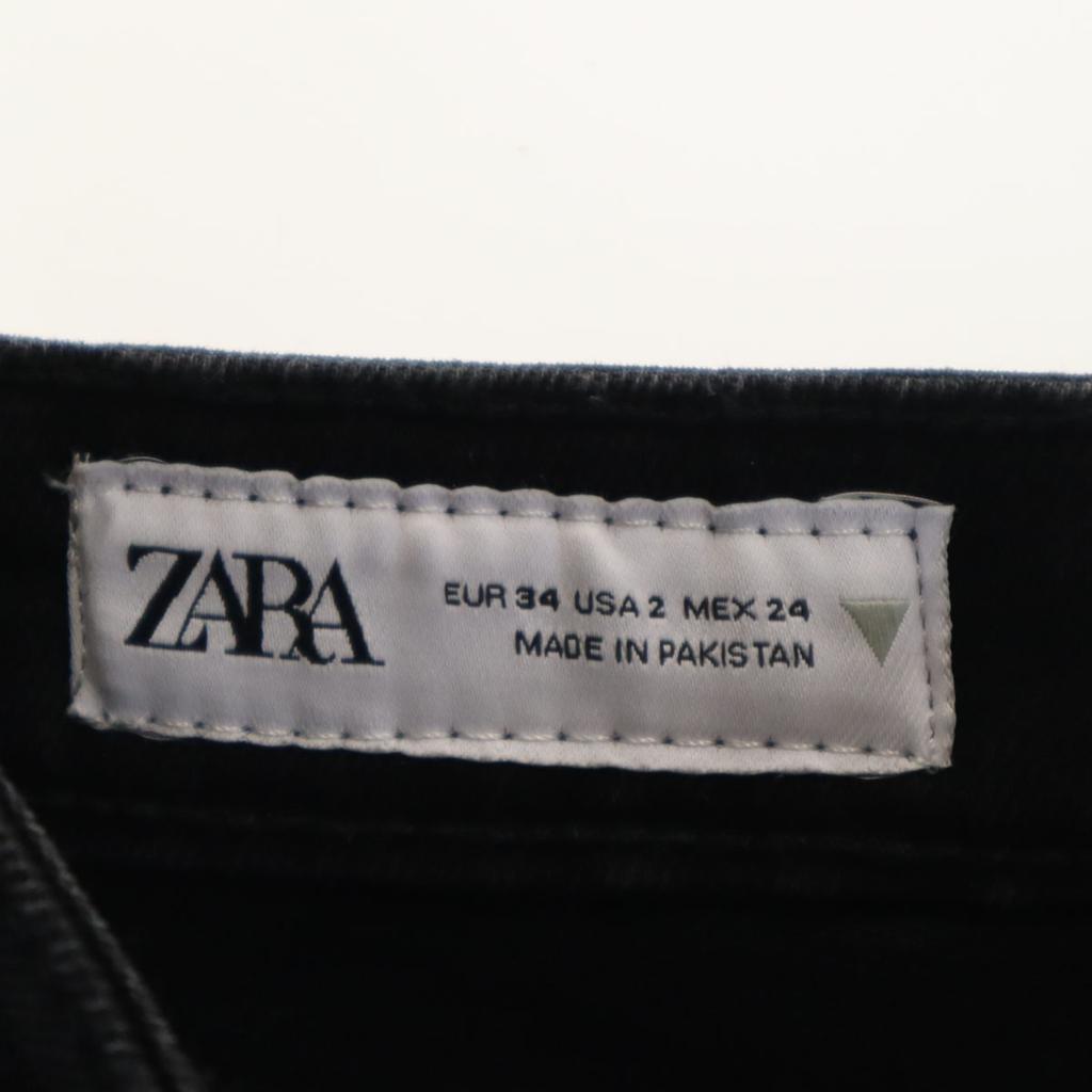 unused ZARA cropped Flare pants 34 black Women Used
