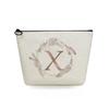 Women Circular letter Print Cosmetic Bag Toiletries Organize Travel Storage Case 6751 KTB