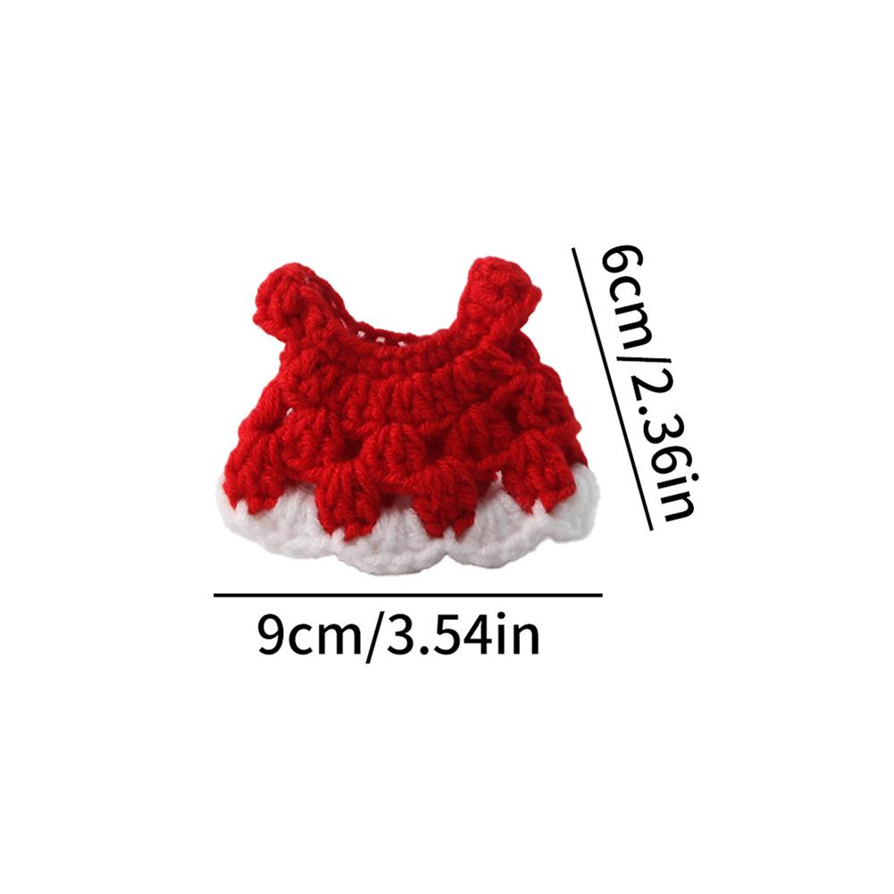 All Seasons Little Pet Golden Hamster Clothes Mini Woolen Knitted Skirt Mouse Costume Small Pet Vest Photography Clothing