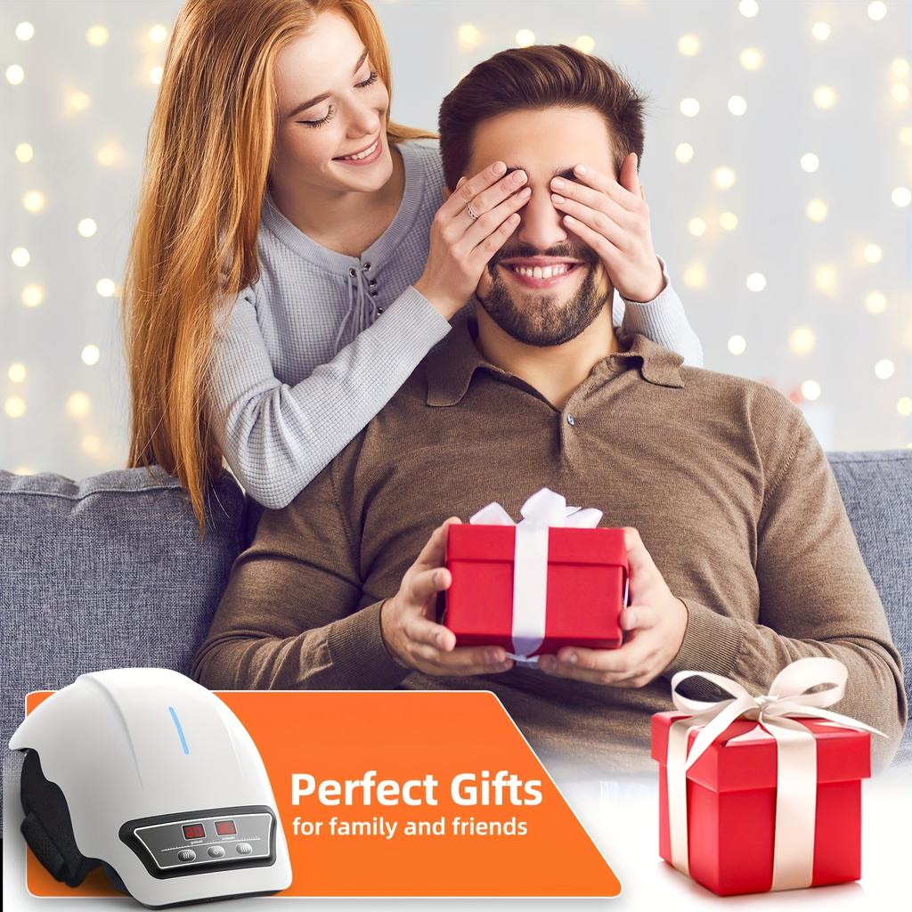 Knie-Massagegerät mit Wärme, 9 Heizmodi & 9 Vibrationsgeschwindigkeiten, Heizkissen für Gelenke, Muskeln und Knie, Massagegerät zur Knieentspannung, Geschenk für Mann Frau