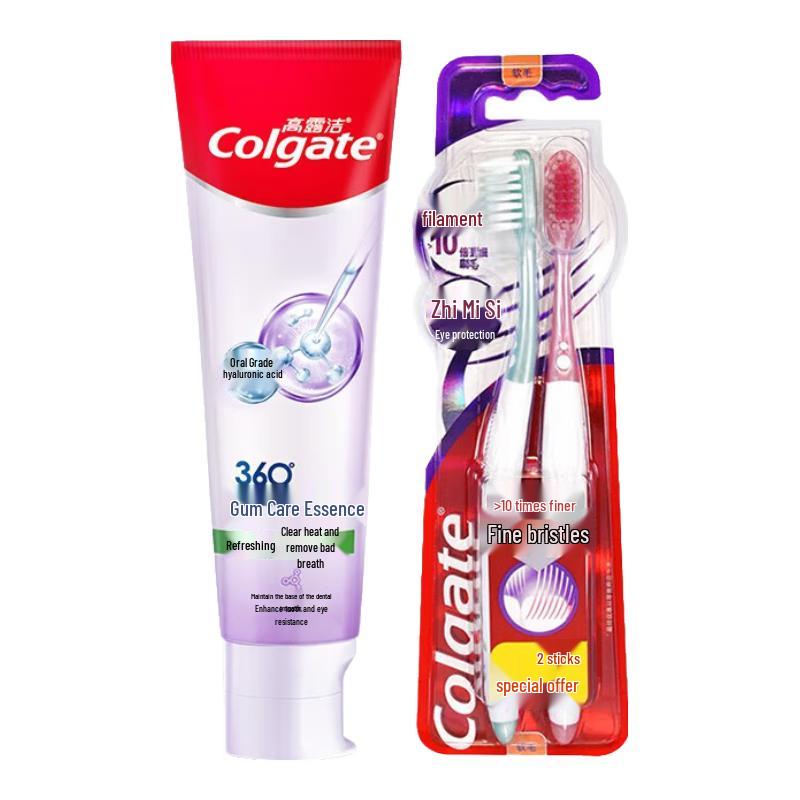 Colgate 360 Essence Gum Care Toothpaste & Toothbrush Twin Pack