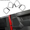 Black Wood Grain Door Speaker Cover Trim Frame For Ford F150 -22 Accessories