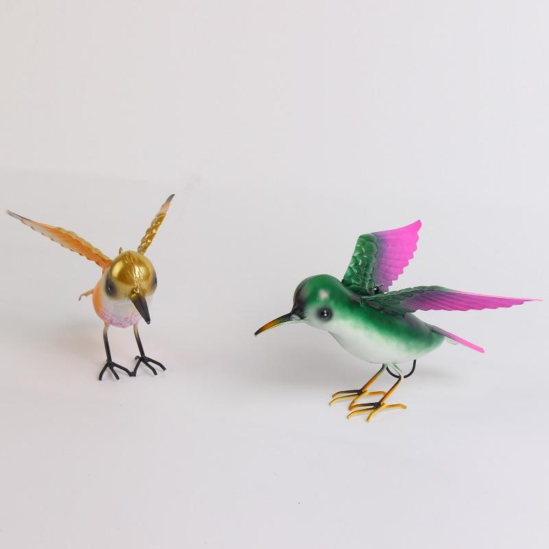 Bird Stereo Bird Indoor Outdoor Homestay Garden Garden Door Decoration Metal Iron Ornaments Desk Decoration Home Decor fairy