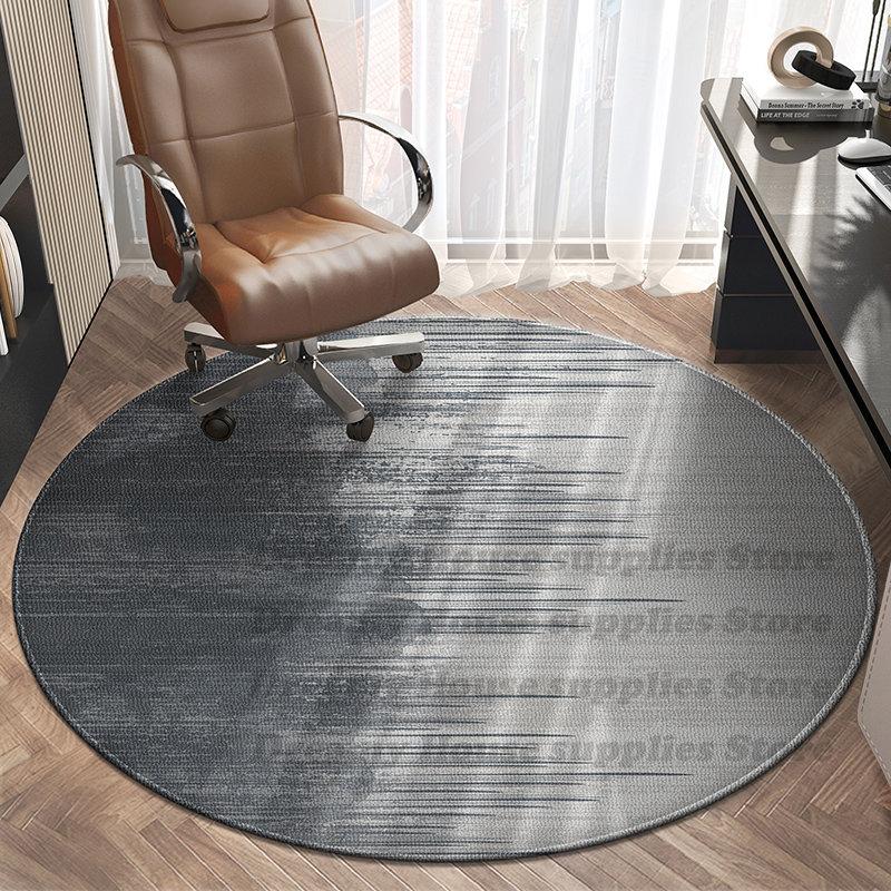 Round Rugs Swivel Chair Floor Mat Round Carpets for Living Room Decoration Home Bedroom Decor Carpet Sofa Coffee Tables Area Rug