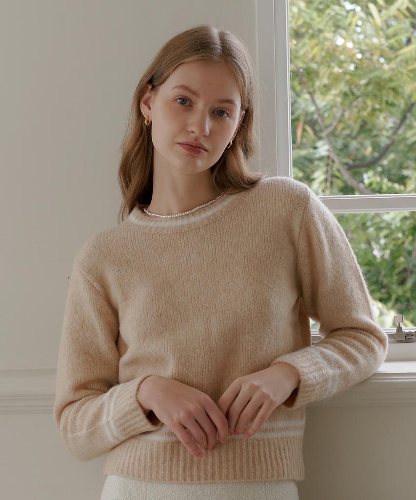 YUPPE Lama Color Knit_Beige