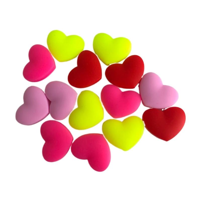 8Pcs Heart Flower Tennis Racket Shock Absorbers Silicone Vibration Dampeners Racket String Shock Absorbers Enduring