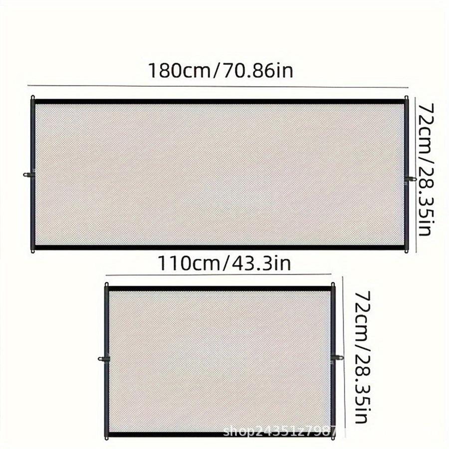 Customizable No-Drill Pet Barrier: Indoor/Outdoor Safety Isolation Fence for Cats & Dogs