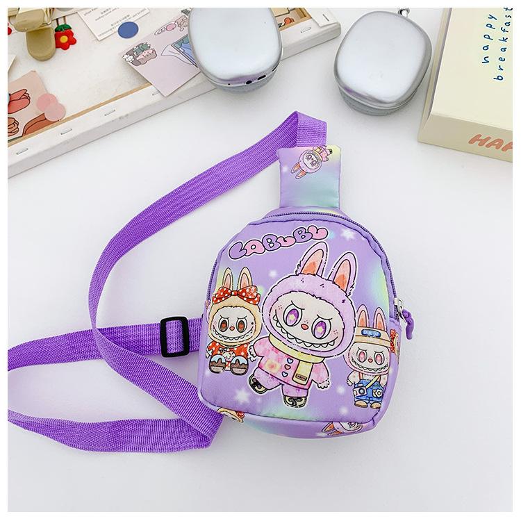 School bag Rab cloth breast bag casual accessories storage change bag cute cartoon shoulder messenger bag