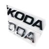 ABCDGF1 ABS Letter Emblem Sticker for Skoda RS Yeti Fabia Superb Octavia Kodiaq Karoq Tour Rapid Car Rear Trunk Badge Auto Accessories