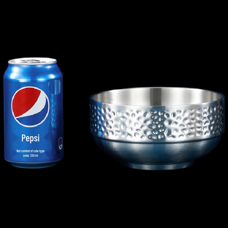 Linpan Hammered Stainless Steel Rice Bowl