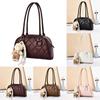 City Style Pu Bag With Stitching Details And Inner Storage For Casual Outings
