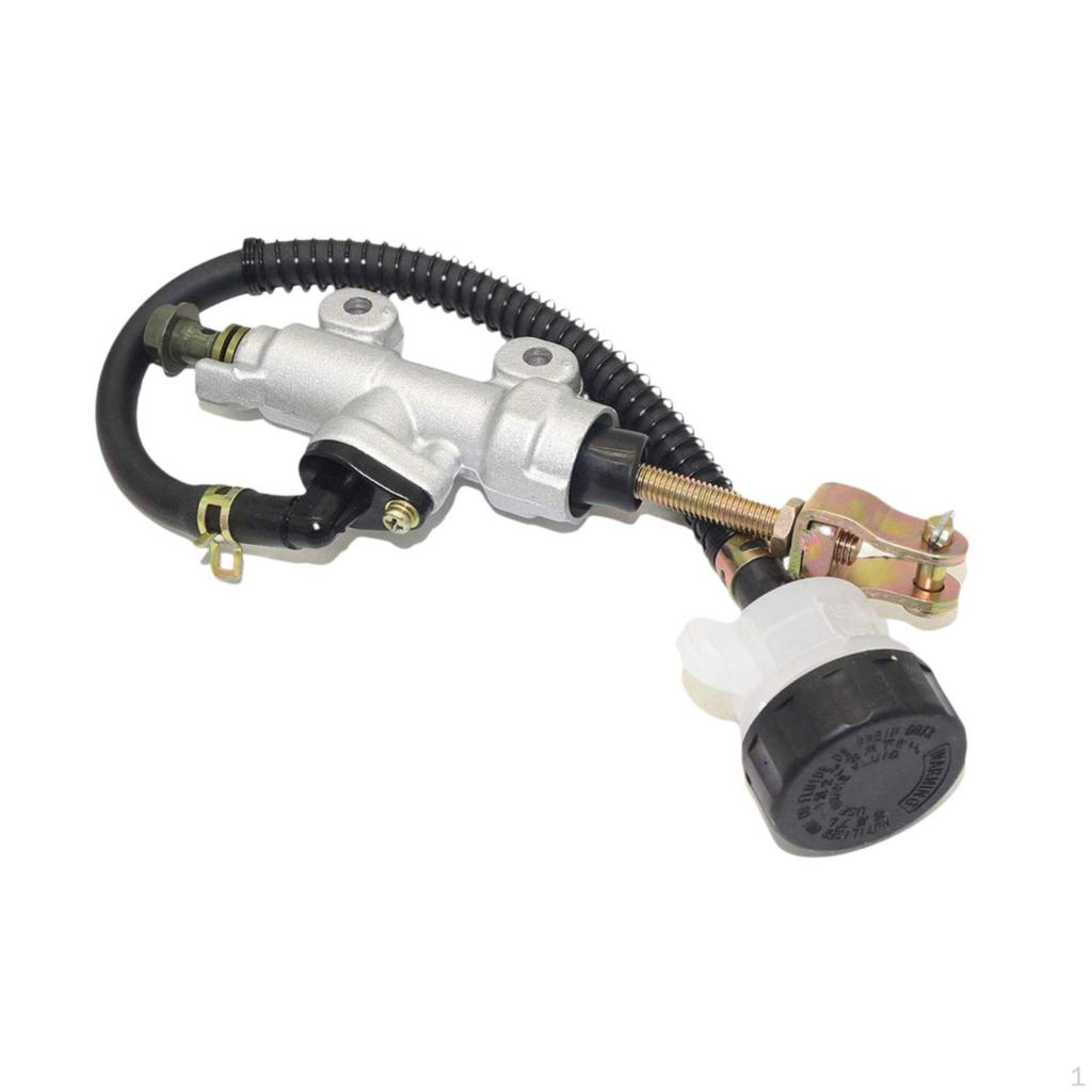 Motorcycle Rear Foot Brake Main Pump Aluminum Hydraulic Cylinder with Reservoir for CBR250 400 600