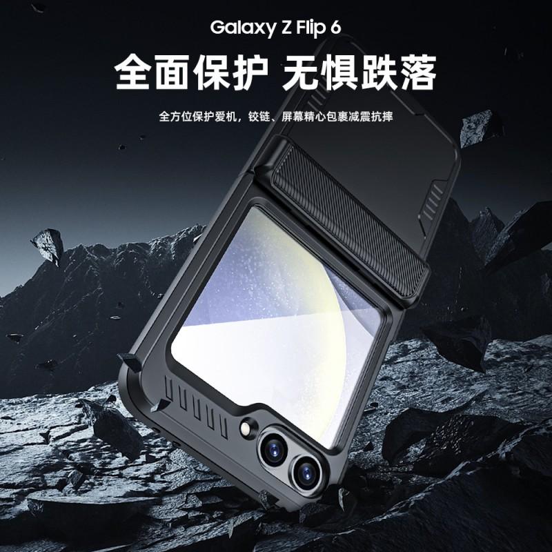 Galaxy Z Flip6 Case Armor Hinge Ultra-Thin Shockproof Full Protection Creative Design