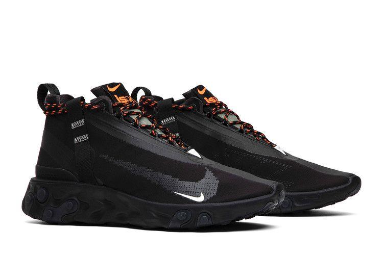 Men's Sneakers Nike React Runner Mid WR ISPA Black Black/White-Anthracite-Total Crimson