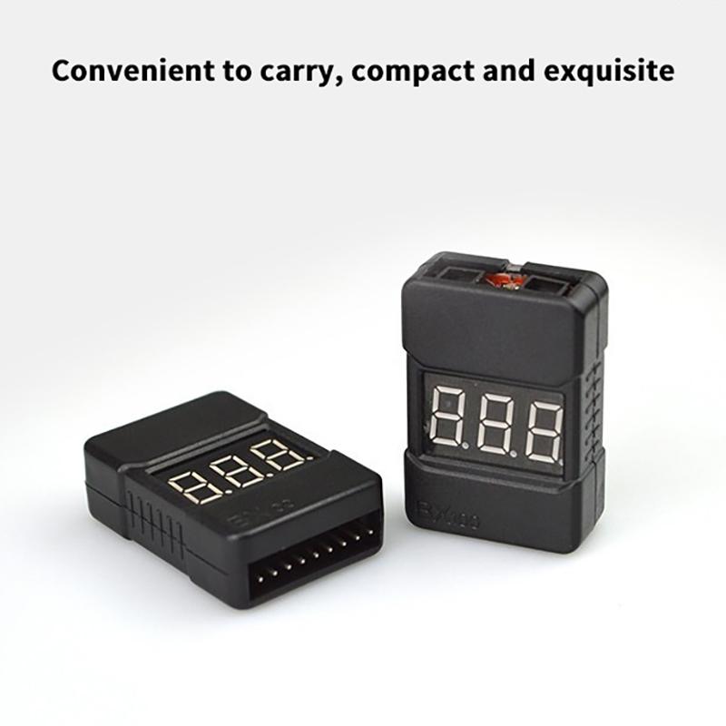 2-In-1 Lithium Battery Power Measurement Display Bb Ringing Low Voltage Alarm Electric Display Dual Function Buzzer 1-8S Module