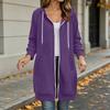 Women's Zip Up Hoodie Color Long Sleeve Hooded Sweatshirt Jacket with Pockets