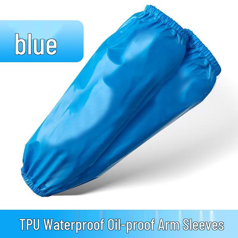 TPU Waterproof Oil-proof Odorless Wear-resistant Low-temperature Resistant Sleeve Covers for Food Factory Workshop Labor Protection