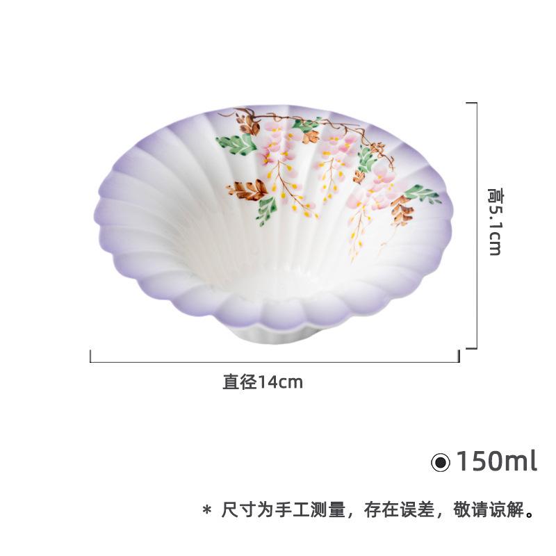 Handbemaltes Lila Glyzinien Spitzen Serie Tee Set Kollektion Kung Fu Teekanne Deckel Schale Ständer Tasse Kanne Lagerung Tee Waschschale Teezubehör