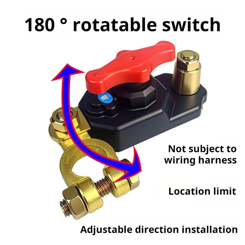Quick Release Battery Disconnect Switches For Automotive Marine Applications Corrosion Resistant Copper Iron Construction