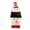Christmas Knitted Wine Bottle Cover Home Party Table Decorations Snowman