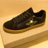 Zwarte s Sneakers Heren Borduurwerk Bij Schoenen Hoge Kwaliteit Schoenen Leer Casual Sneakers Heren Skate Schoenen Designer