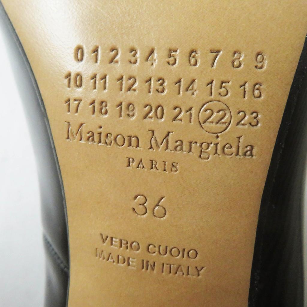 Pristine Maison Margiela 22 pumps  patent leather black 36 S58WL0229 Used