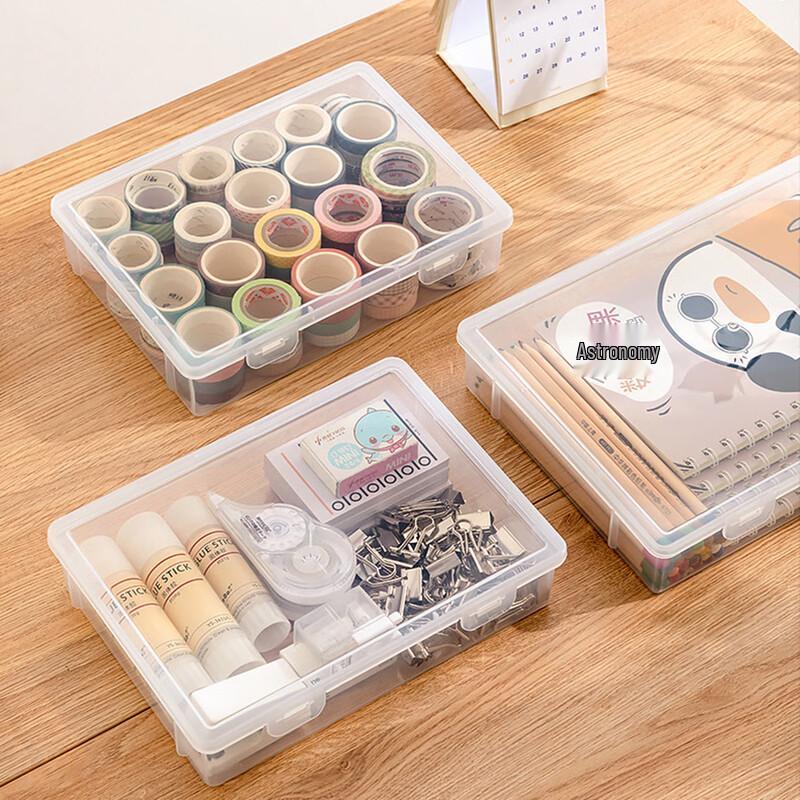 Small Transparent Document & Stationery Organizer Boxes