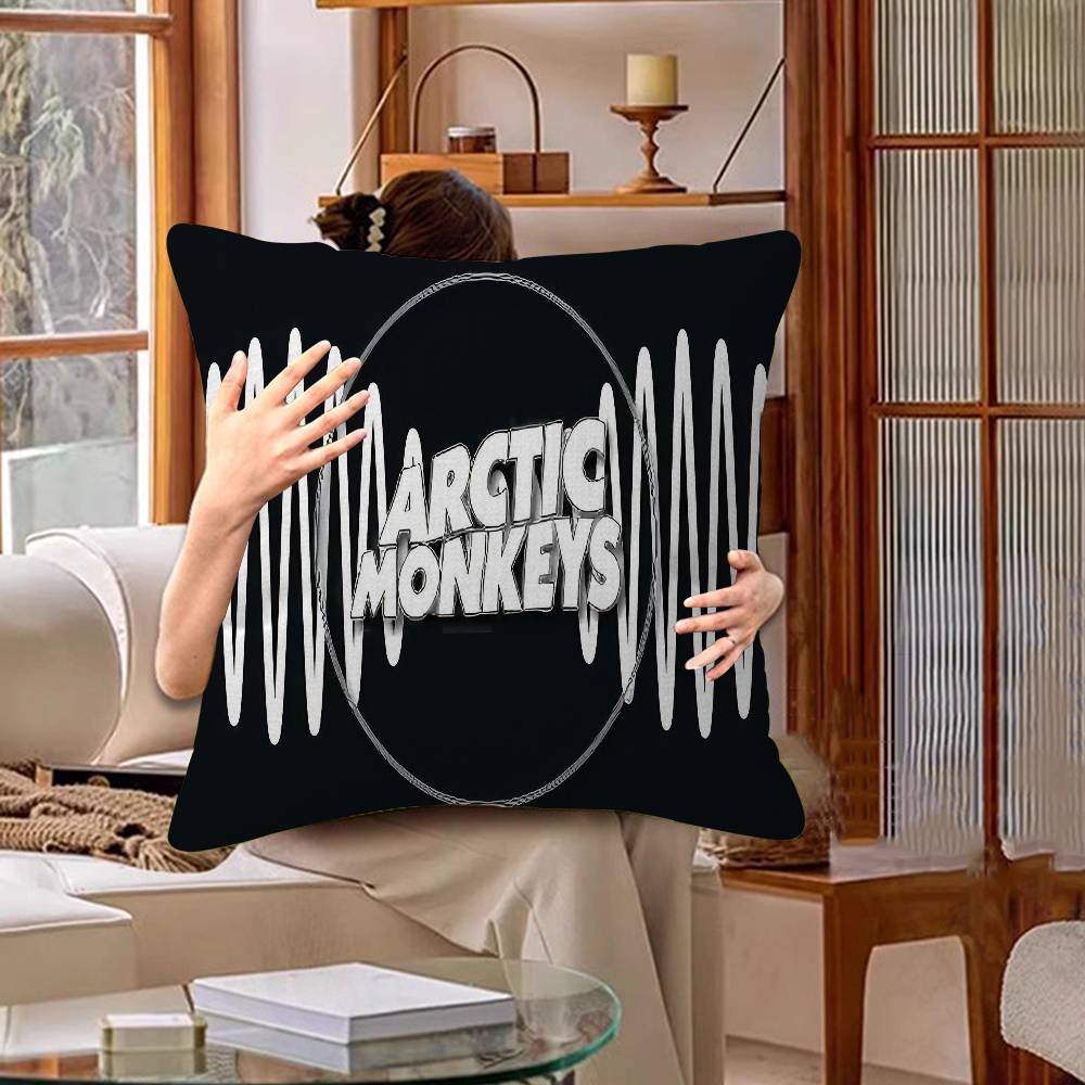 A-Arctic M-Monkeys Band Singer Retro Pillow Cushion Cover Pillowcase Living Room Sofa Home Decor Customized