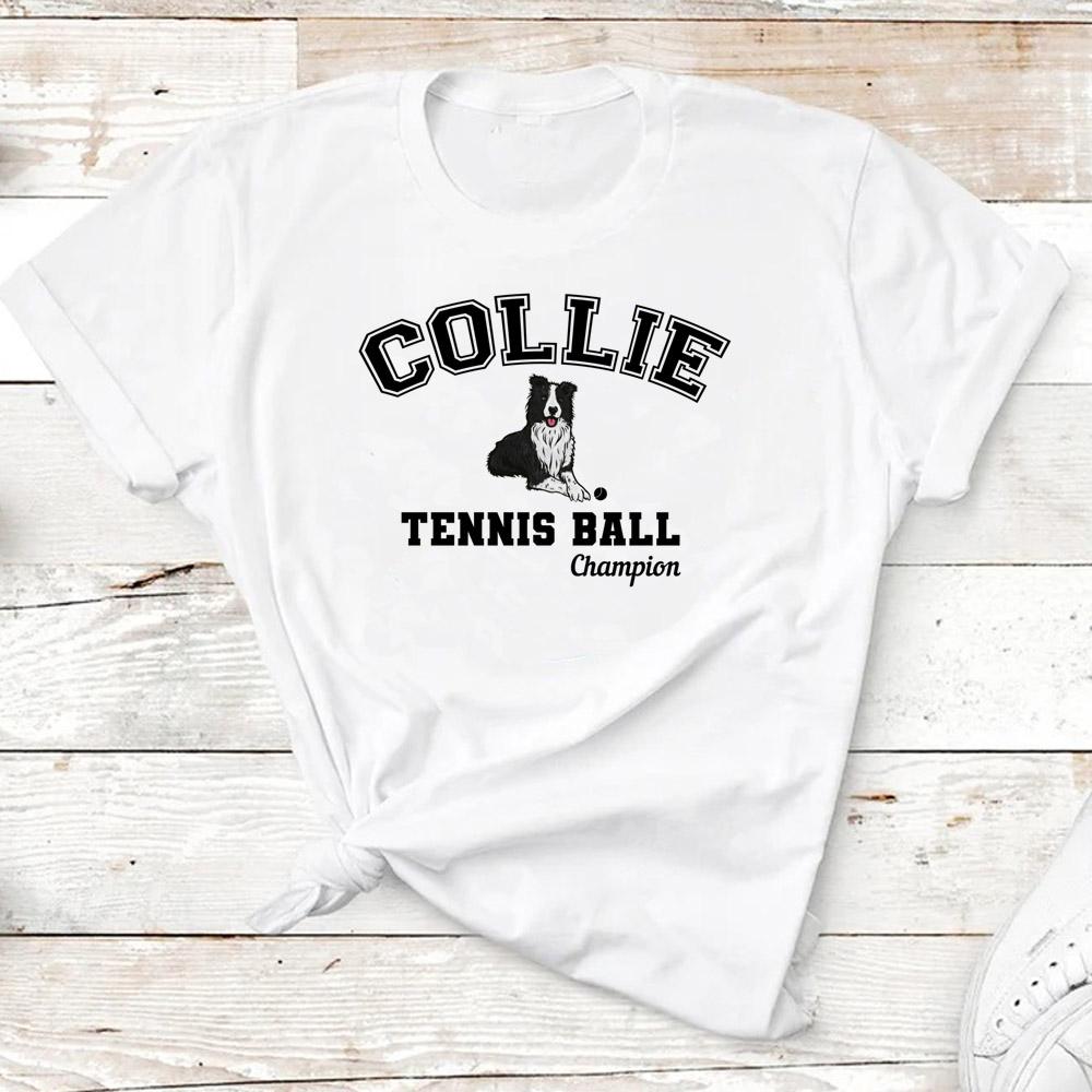 Border Collie Tee Women Summer Designer Graphic Tshirts feUnisex Designer S Clothes