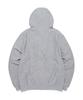 Denim Applique Logo Hoodie Gray