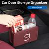 Car Leather Center Organizer For Volvo XC60 S60 V40 V60 XC40 V70 XC90 V90 V50 S90 S80 C30 S40 XV40 S70 XC70 Polestar