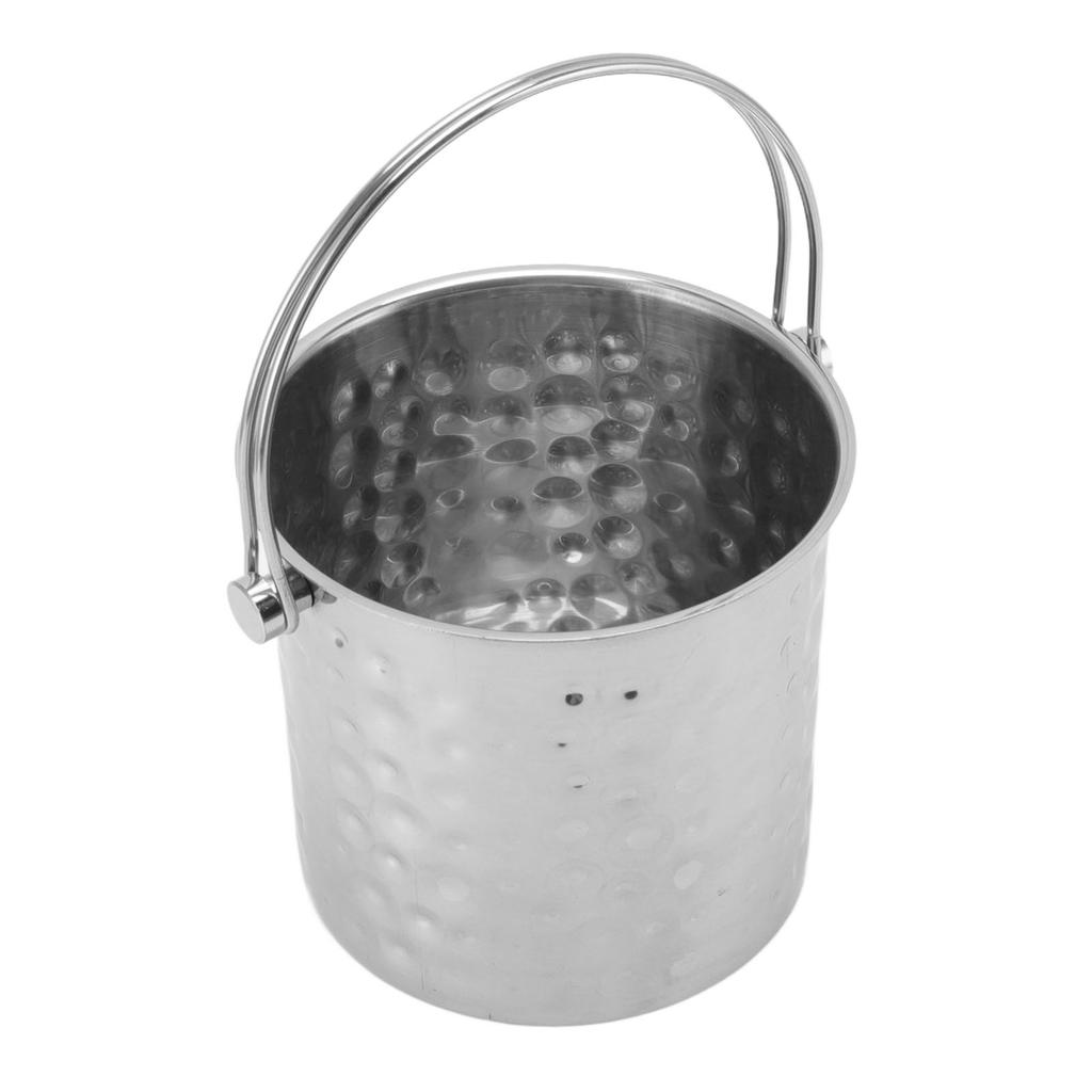 Bar KTV Bier Champagner Wein Eis Eimer Edelstahl Hammerpunkt Eis Eimer mit Griff
