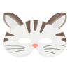 MégaCréa DIY - Masques enfant animaux carton blanc 17 x 22 cm x 12 pièces