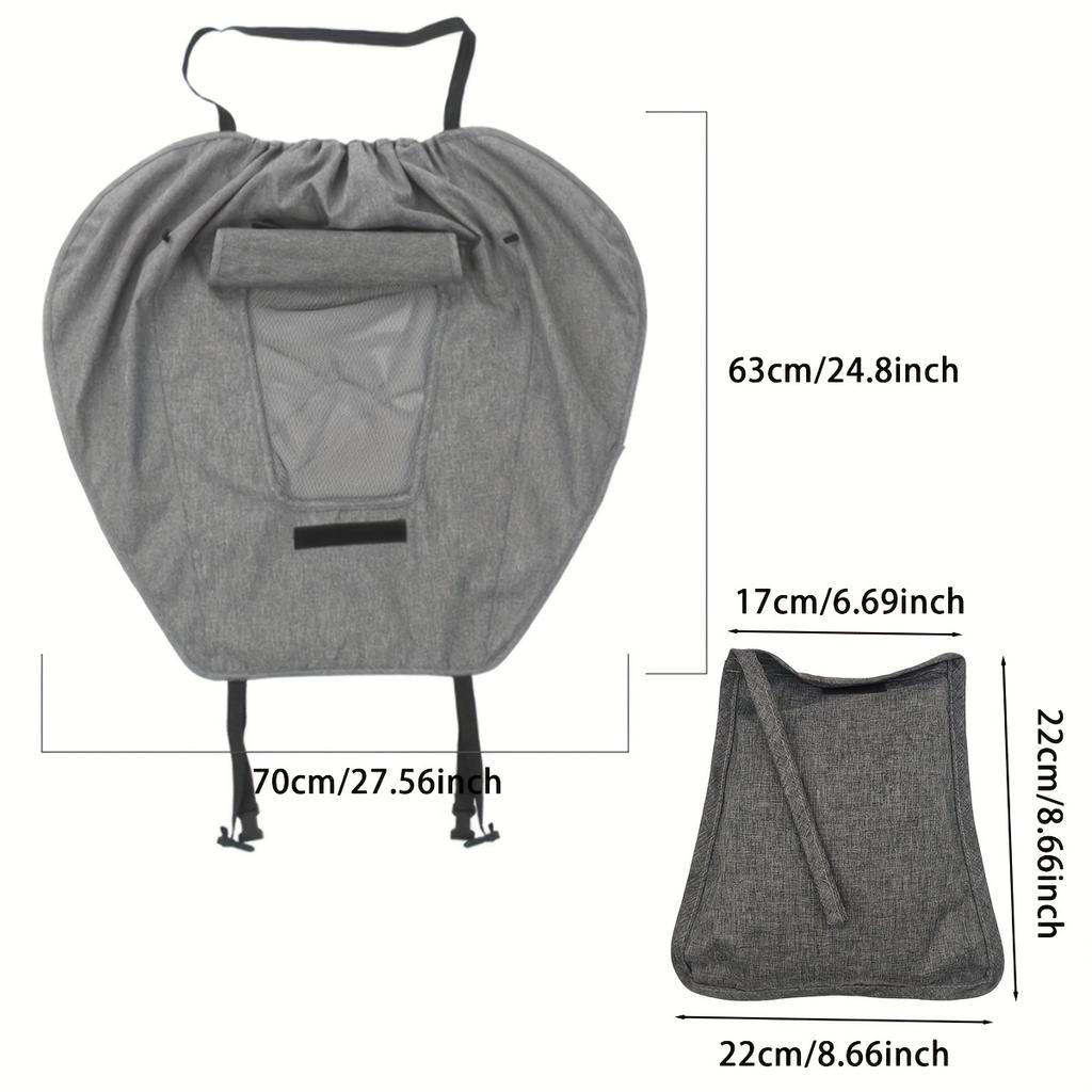 1Pc Travel Accessories Pure Color Easy To Install Stroller Awning Accessories High Landscape Two-Way Light-Shielding Anti-Uv Sunshade Travel Port