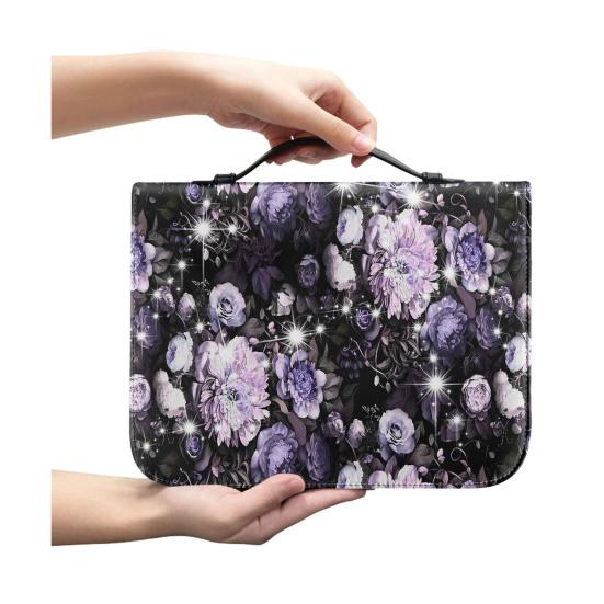 Bible Carrying Bag with Handle Zipper Closure Wear Resistant Waterproof Portable Print