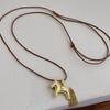Adjustable Drawstring Tassels Necklace with Adorable Horse Charm Lightweight 8g Perfect for Parties and Dates